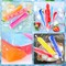160 Large Ice Lolly Bags Disposable Ice Popsicle Mold, Freezer Tubes Ice Cream Mold Easy to Fill for Snacks Yogurt Juice Fruit Ice Candy Pops Comes with Funnel (4 x 12 Inch)